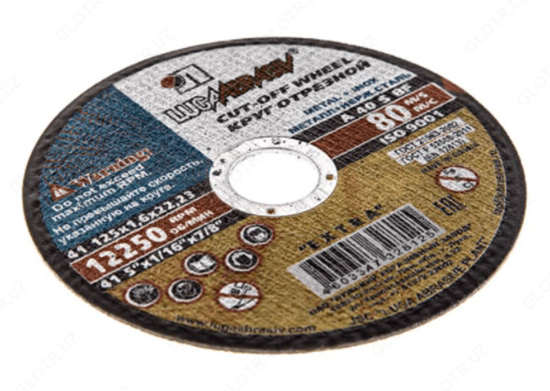  Kesilgan otloq doirasi-abraziv 125 X 2 5 X 22 mm - 