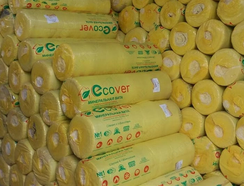 Минеральная вата Ecover 12500x1200x50мм - от {0} сум