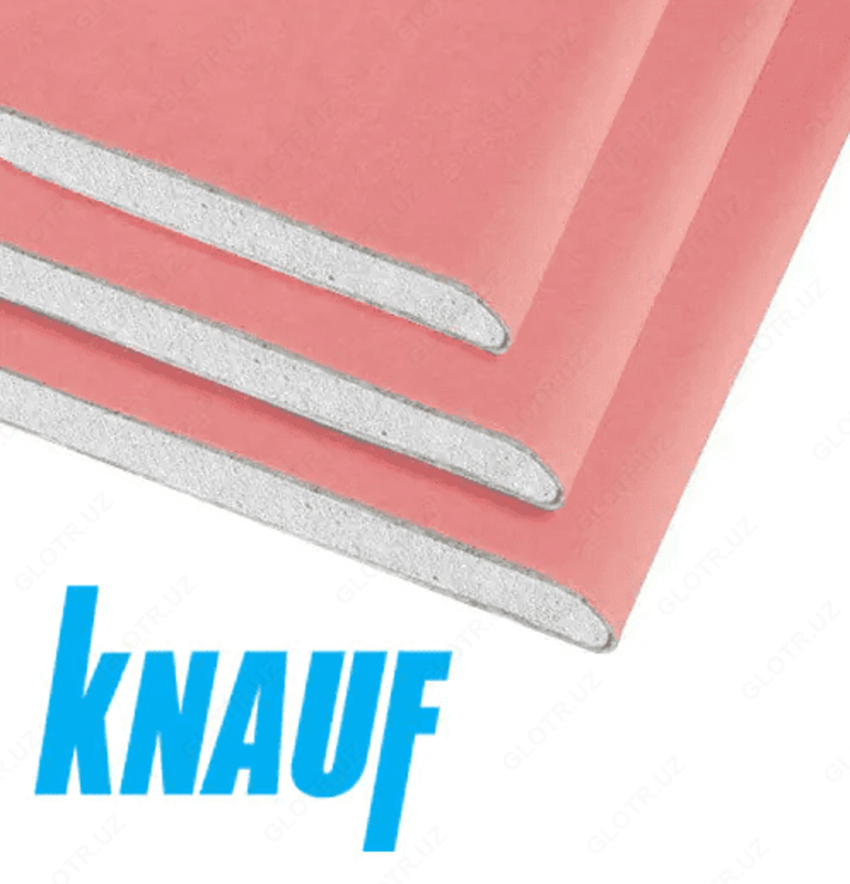 ГИПСОКАРТОННЫЙ КНАУФ-ЛИСТ ОГНЕСТОЙКИЙ 2500х1200х12 5 мм
