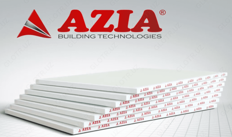 Azia 2500x1200 x 9. 5 mm gipsokarton