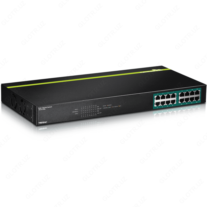  Неуправляемый коммутатор TPE-TG160G 16-портовый Gigabit PoE+ - 