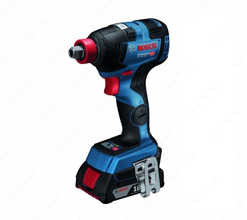 Аккумуляторный ударный гайковерт Bosch GDX 18V-200 C