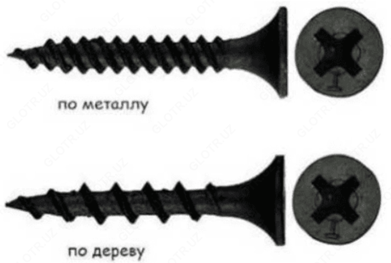  Саморез (Самонарезающие винты) D 3 5 длина 16-51мм РОССИЯ - 