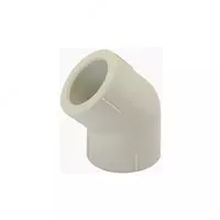 Отвод полипропиленовый Vero 45° ∅ 50 мм
