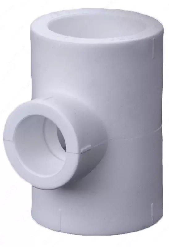 Тройник-переходник Vero ∅ 90-50-90 мм  полипропиленовый