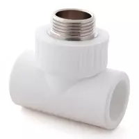  Tee Vero ∅ 25x3/4  tashqi ip bilan birlashtirilgan - 