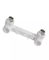  Двойной отвод с настенным креплением Н/Р Vero ∅ 25х1/2 - 