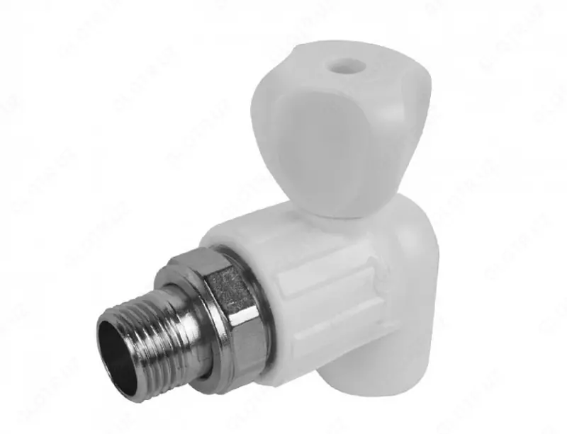 Угловой кран для радиатора Vero ∅ 20х1/2"