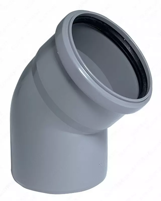 Kanalizatsiya egilishi Vero 45 ° ∅ 100 mm