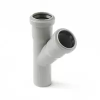 Kanalizatsiya tee Vero 45 ° ∅ 50/50