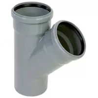 Тройник канализационный Vero 45° ∅ 75/75