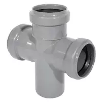  Крестовина канализационная Vero 90° ∅ 50-50-50 - 