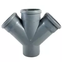  Крестовина канализационная Vero 45° ∅ 50-50-50 - 
