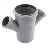 Крестовина канализационная Vero 45° ∅ 50-150-50