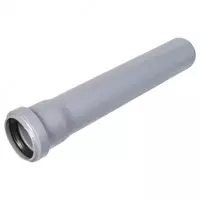 PVX Vero ∅ 50 mm  qalinligi 2 2 mm  uzunligi 1 0 m kanalizatsiya trubkasi