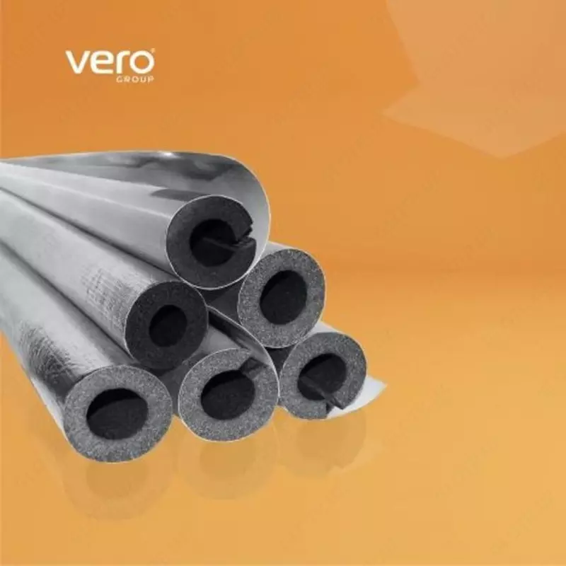 Изоляционная трубка с фольгой Vero ∅ 75 мм - от {0} сум