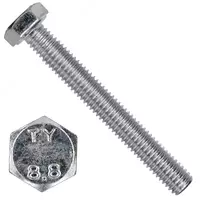 Bolt M12 165-200 mm yuqori quvvatli Kuchlilik sinfi 8 8 Galvanizli