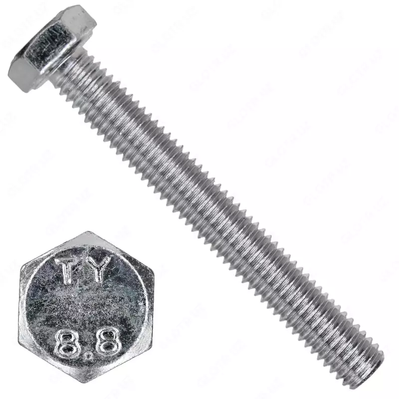 Bolt M14 30-120 mm yuqori quvvatli Kuchlilik sinfi 8 8 Galvanizli