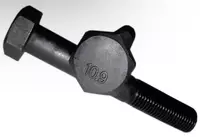 Болт М27-30 70-240мм высокопрочный Класс прочности 10 9 БЕЗ ПОКРЫТИЯ