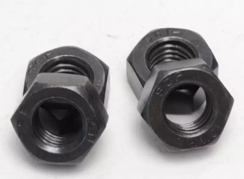 Гайка М10 БЕЗ ПОКРЫТИЯ Класс прочности 8 - от {0} сум