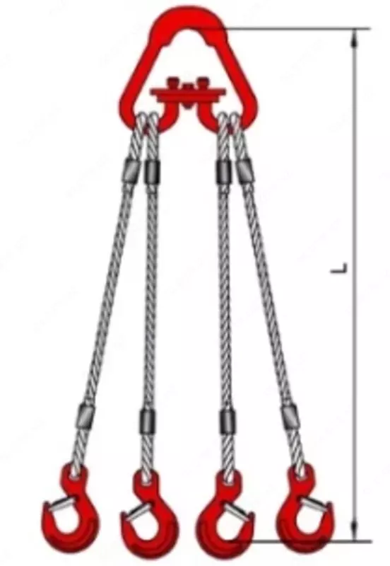  Tort novdali sling arqon (4SK) (Orgimchak) L-4 5m g/p-30t - 