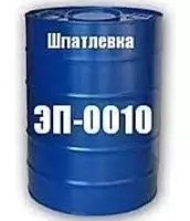 Шпатлёвка ЭП-0010 (30кг) красно-карич