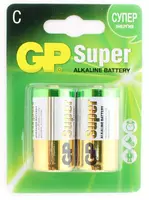 Batareya GP SUPER ALKALINE (LR14) С 2*BL - {0} so'mdan