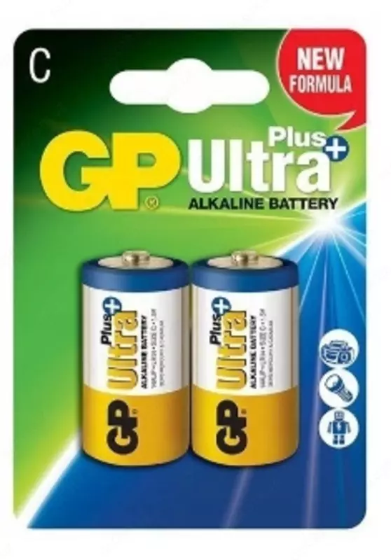 Батарейка GP ULTRA ALKALINE (LR14) C 2*BL - от {0} сум