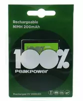  Batareya Peak Power NiMH 8.4V 200mAh (9V) 1*BL - 
