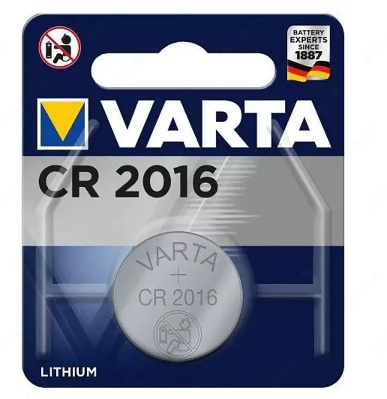 Батарейка VARTA 6016 (CR 2016) 1*BL Lithium