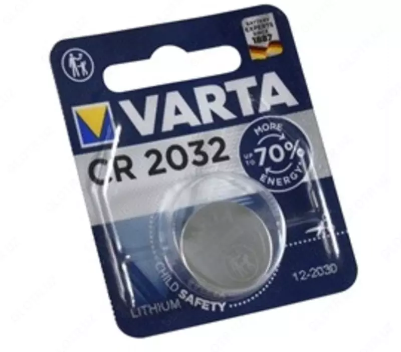 Батарейка VARTA 6032 (CR 2032) 1*BL Lithium - от {0} сум
