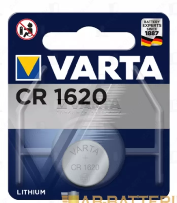 Батарейка VARTA 6620 (CR 1620) 1*BL Lithium