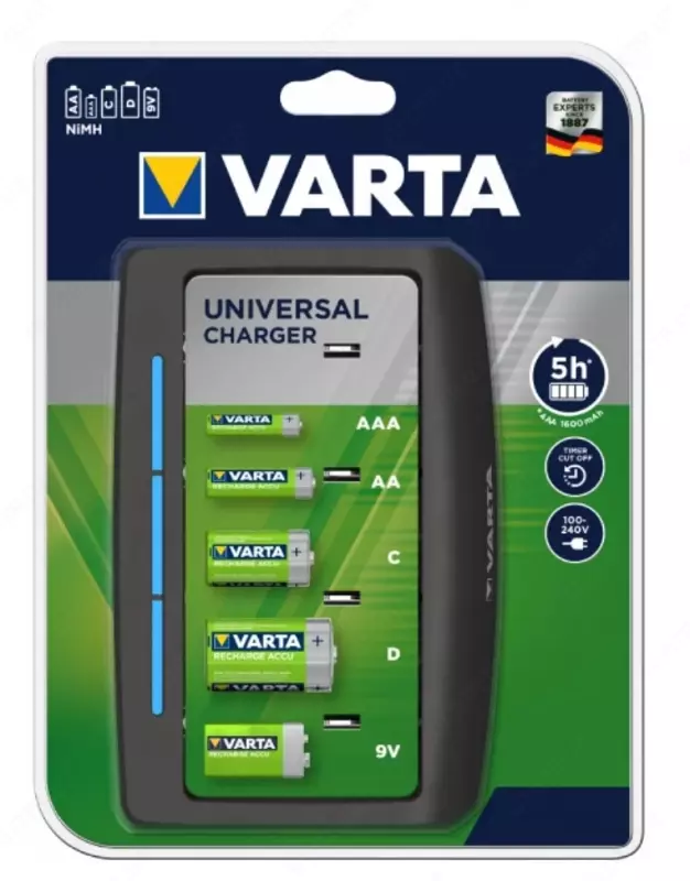  Зарядное устр-во VARTA 57648 UNIVERSAL CHARGER - 