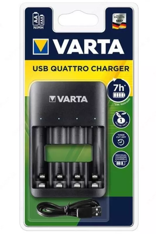 Зарядное устр-во VARTA 57651 VALUE USB DUO CHARGER