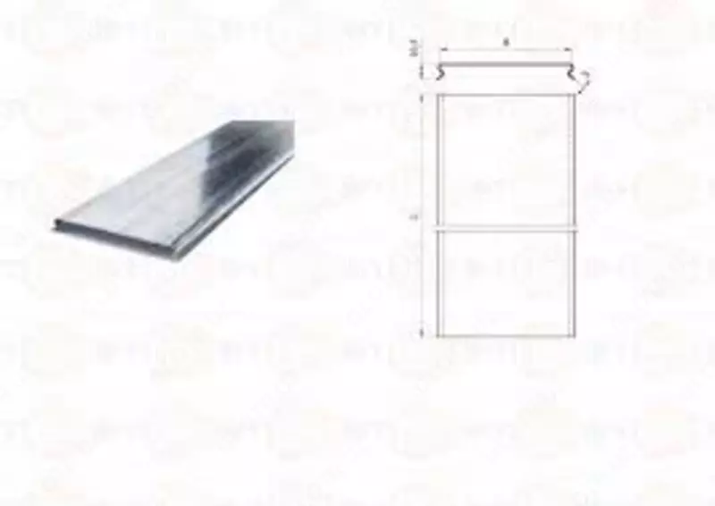  крышка для лотка 0 7 300х3000 - 