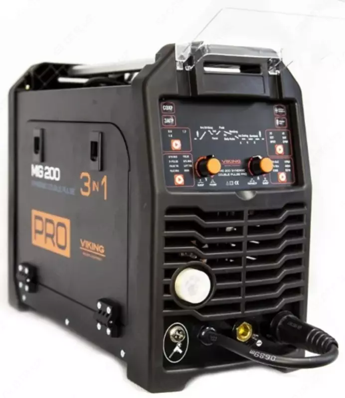 Многофункциональный сварочный полуавтомат Viking MIG 200 DOUBLE PULSE SYNERGIC PRO