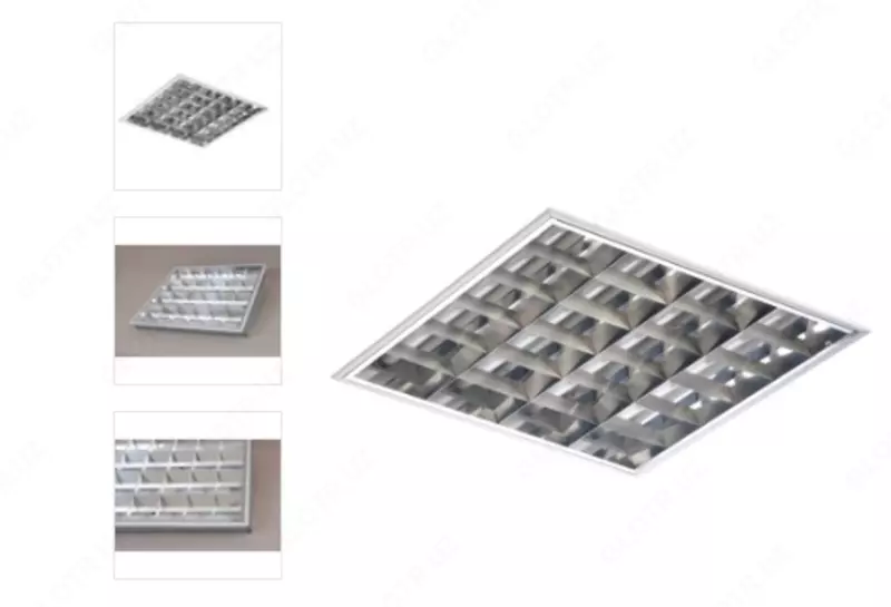  Светильник Classic/R-418-23 4х18Вт G13 IP20 629х595х75 ЛВО под лампу T8 с ЭПРА ЗСП 201401823 - 