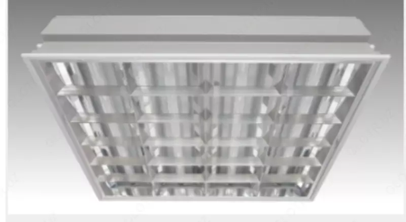   Светильник люминесцентный ЛВО 4х18-CSVT/GR зеркальная решетка ЭПРА 588х588