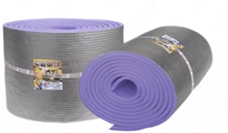 Изоляционное фольгированное полотно из вспененного полиэтилена ПФ20 толщина 20мм