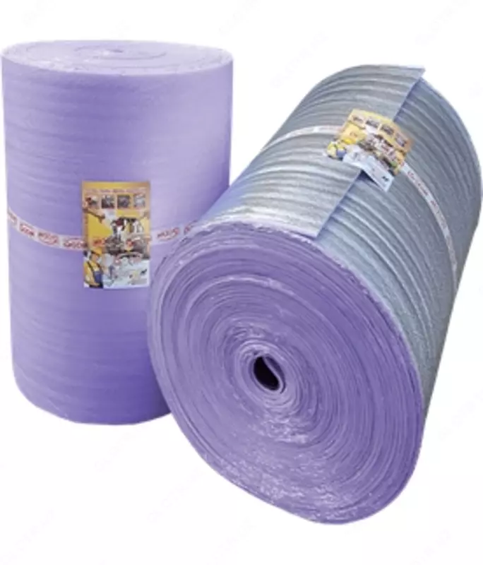 Изоляционная самоклейка фольгированная из вспененного полиэтилена ПФК15 толщина 15мм