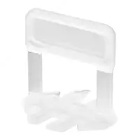  Система для выравнивания кафельной плитки из пластмасс: 2 мм ЗАЖИМ (100шт) - 