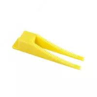 Система для выравнивания кафельной плитки из пластмасс: 20 мм жёлтый цвет . КЛИН (100шт)