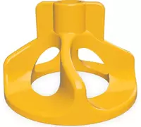 Система для выравнивания кафельной плитки из пластмасс жёлтый цвет . КЛИН (100шт) ТОРНАДО