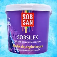 SOBSILEX СИЛИКОНОВАЯ КРАСКА ФАСАДНАЯ 25кг.