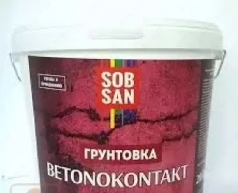  SOBSAN BETON KONTAKT АДГЕЗИОННАЯ ГРУНТОВКА 5кг. - 