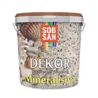 SOBSAN DEKOR ДЕКОРАТИВНОЕ ПОКРЫТИЕ (МИНЕРАЛЬНАЯ КРОШКА) 25кг.
