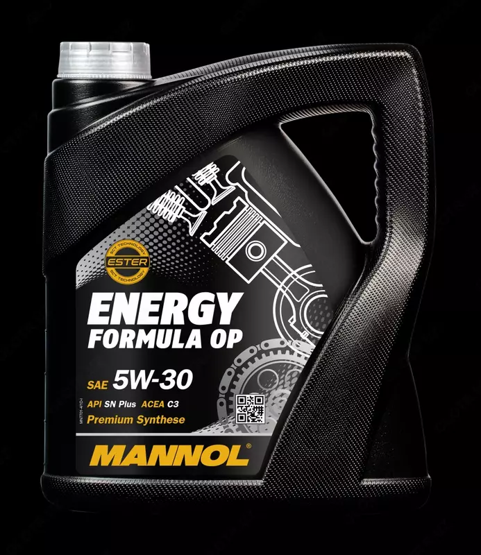  Синтетическое моторное масло Mannol_7701 Energy Formula OP 5W-30 4л. - 