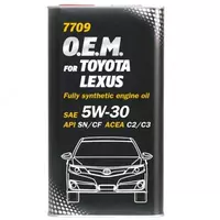  Синтетическое моторное масло Mannol 7709 O.E.M.for Toyota Lexus 5W-30 (metal) 4л - 