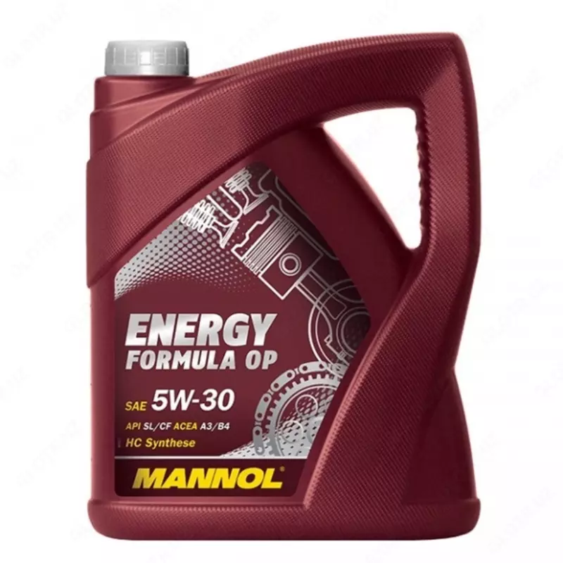  Синтетическое моторное масло Mannol ENERGY FORMULA OP SAE 5w30 API SL/CF 5 л. - 