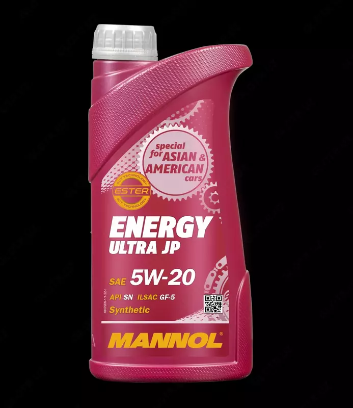  Синтетическое моторное масло Mannol ENERGY ULTRA JP 5w20 4л. - 